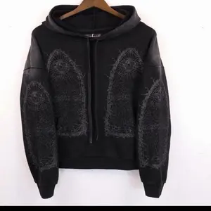 Compact Design Hoodie with Eye Patterns, User-Friendly and Versatile for Various Applications, Ideal for Enhancing Productivity