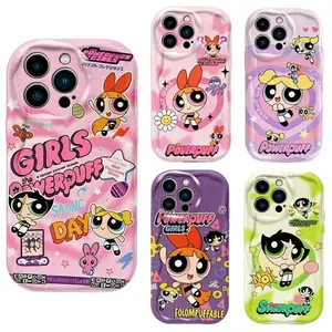 The P-Powerpuff Girls Phone Case for iPhone 17 16 15 14 13 12 11 Pro Air Plus ProMax lus anti drop and wear-resistant phone case fashion gift iconic character lover