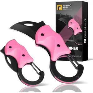 Pink Knife Gifts for Mom Mothers day, Cute Box Cutter Small Pocket Knife Gadgets, EDC Knives Tool with 1.34 inch Sharp Blade for Everyday Carry, Womens Stocking Stuffers Gifts for Her setgift