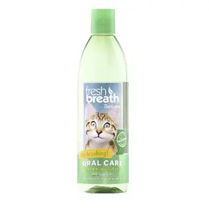 TropiClean Fresh Breath Oral Care Water Additive for Cats 1ea/16 Fl. oz