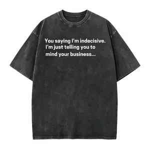 Mind Your Business: Playful Indecisive Statement Tee - Unisex Fit Casual Shirt