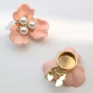 Premium Button Cover Set  Rhinestone Embellished Clips | Shirt Dress Two-in-One | Seamless Installation | Christmas Gift Choice