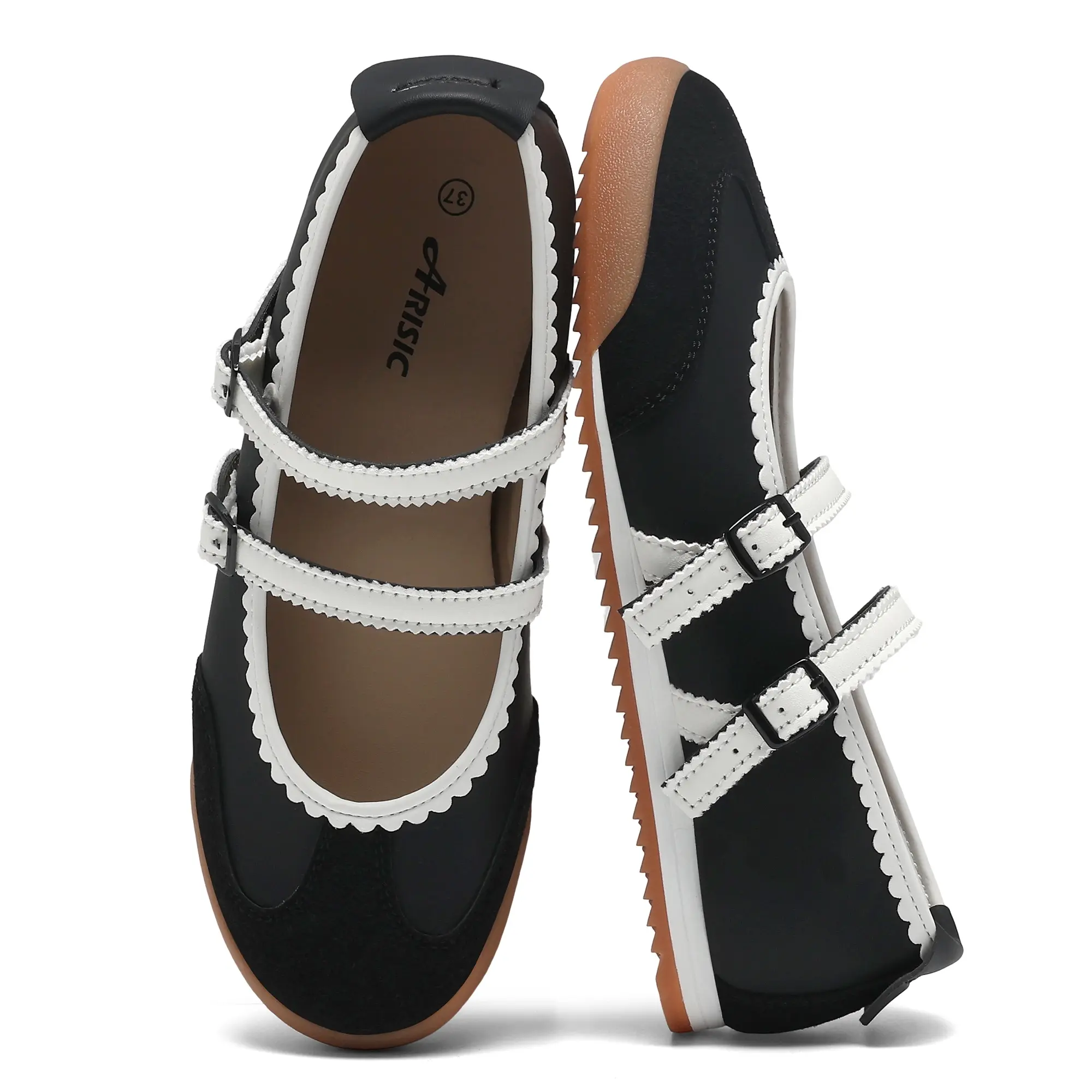Women Slip on Ballet Flats Walking Retro Sneakers - Breathable Anti-Slip Rubber Sole Comfortable Flats for Casual Daily Wear, All Seasons Sports Footwear, Elegant, Shoes For Women, Sport Ready, Walking Shoes