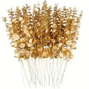 Artificial Eucalyptus Leaves, 72pcs/set Faux Eucalyptus Stems, Decorative Flowers for Home Party Wedding Anniversary Festival, Fruit