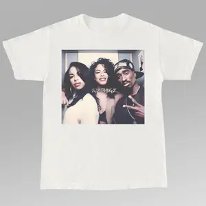 Vintage TuPac 2Pac Shirt, Rapper Merch Gift For Fan, Unisex Cotton Rapper Shirt, Hip Hop 90s Legends Shirt