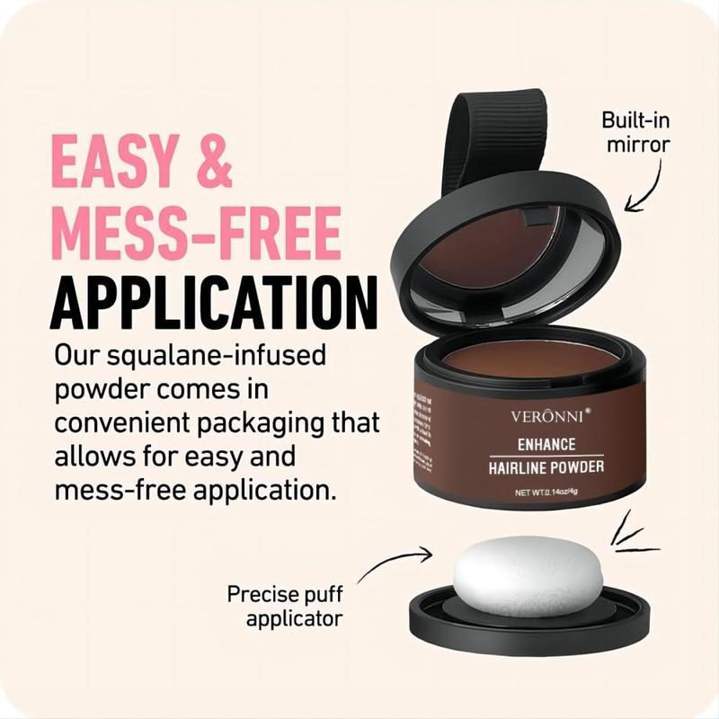 2026 BUY 1 GET 1 FREE Hairline Powder Instant Confidence,Sweatproof, Portable Puff Design for Everyday Use Hair Texture,Women & Men Hair Coloring, Hair Products,Gift