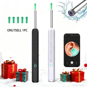 Earwax removal tool, Ear cleaning tool, earwax cleaner with camera, earwax removal set with light, earwax removal kit, earwax cleaner for iOS and Android, Valentine's Day gift, holiday gift, birthday gift