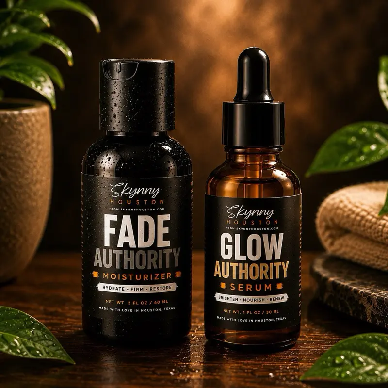 Dark Spot Correcting Skincare Duo, The Authority Bundle for Hyperpigmentation & Uneven Skin Tone | Cleanser and Serum