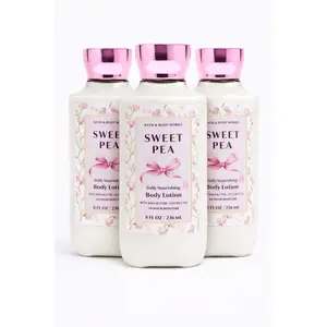 SWEET PEA Bath & Body Works Body Lotion 3-Pack – 8 oz Each