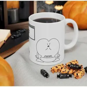 Funny ITYSL Egg Game Ceramic Mug, I Think You Should Leave TV Skit Parody, Tim Robinson Sloppy Steaks Comedy Mug, Hilarious TV Show Inspired Coffee or Tea Cup, Unique Fan Gift, Comedy Lover Ceramic Mug, Trendy Parody Skit Drinkware