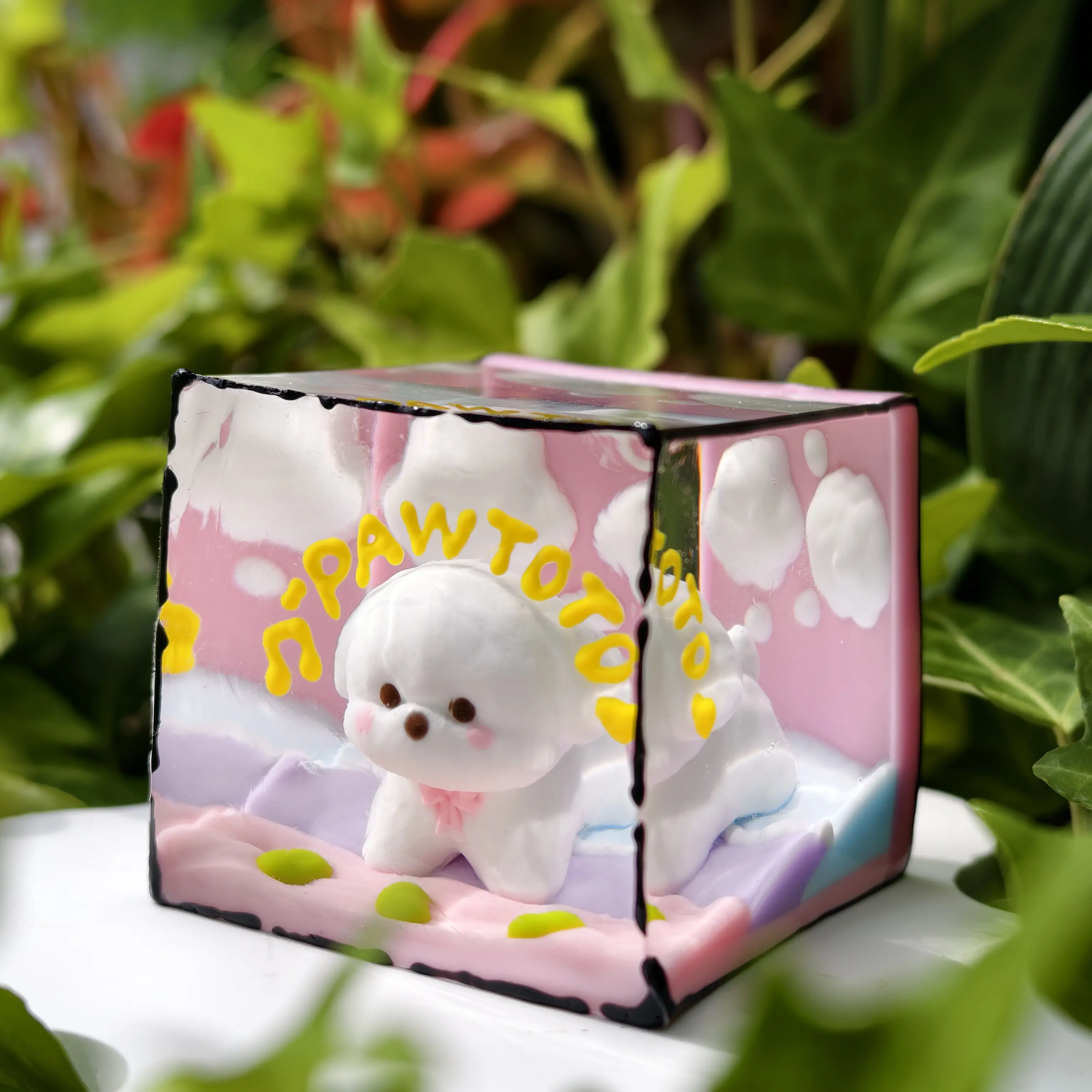 Pawtoto Silicone Outlined Puppy Scenery Sensory Fidget Squishy Sensory Toy, Stress Relief Toy,Fidget Toy, Creative Activity Gift for Teens & Adults #Summervibes