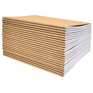 Better Office Products  Notebooks 24 Pack, Blank Unlined, 8.3 in x 5.5 in, A5 Size, 60 White Pages, 80 GSM, Soft Cover Notebooks, Stitched Spines, Art Drawing Sketchbook