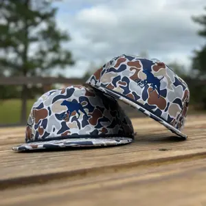 Old School Camouflage Navy Rope Pointer Hat