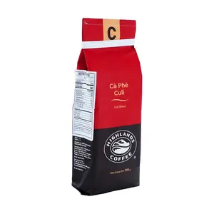 HIGHLANDS Coffee Vietnam Culi Ground Coffee Powder - Pure Black Coffee, 200g, Ideal for Moka Pot, Pour Over, Drip Coffee Makers