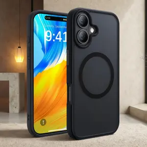 Magnetic Case for iPhone Series 11-17 Pro Max, Durable Acrylic Material, Transparent Design, Protective Cover for Daily Use & Stylish Look, Cellphone Casing