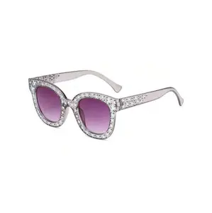 Purple/Silver Disco Sunglasses - Sparkles & Stars - Costume Accessory - One Size