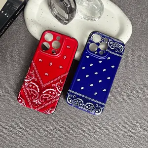 Stylish Bandana Case for iPhone 11/11 Pro/11 ProMax, 12/12 Mini/12 Pro/12 ProMax 13/13 Mini/13 Pro/13 ProMax 14/14 Plus/14 Pro/14 ProMax 15/15 Plus/15 Pro/15 ProMax 16/16 Plus/16Pro/16 Pro Max Shockproof Hot Selling Phone Case