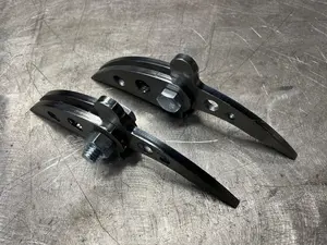 Universal hinges with built in stop Weld On