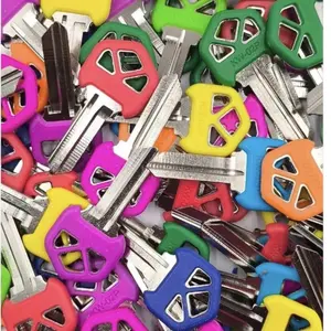 Lot 100 pcs KW1 BRASS Color Designer Key Blanks Wholesale for locksmiths