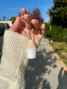 Pineapple Soft Serve Keychain