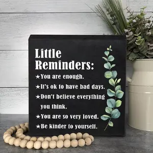 Little Reminders Self Care Wood Box Sign, Inspirational Positive Affirmation Quote Desk Decor, "You Are Enough" Motivational Decor, Uplifting Gift for Home, Office & Bedroom High-Speed Off-Road Electric Scooter Antique History Coin Collector's Edition