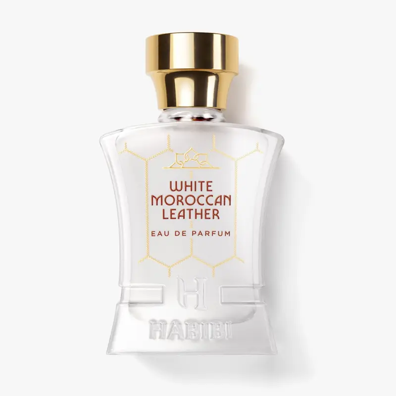 Habibi NY White Moroccan Leather Perfume (75ml) – Citrus & Spicy Leather with Sandalwood, Suede & Patchouli