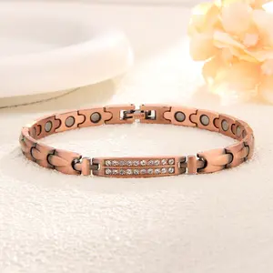 Copper Bracelets for Women,99.99% Pure Copper with 3500Gauss Magnets, Women's Bracelets for Jewelry Gift with Adjustable Sizing Tool
