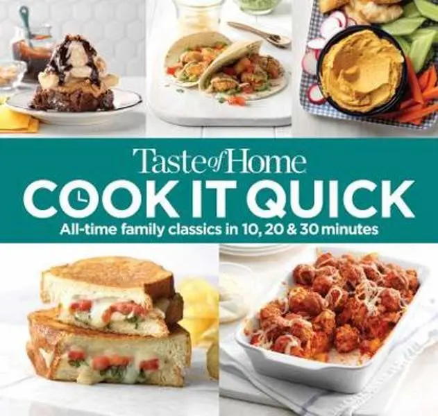 USED Book - Taste of Home Cook It Quick: All-Time Family Classics in 10, 20 and 30 Minutes (Spiral-bound) - english