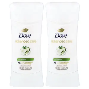 Dove Advanced Care, Anti-Perspirant Deodorant, Cool Essentials, 2 Pack, 2.6 oz (74 g) Each