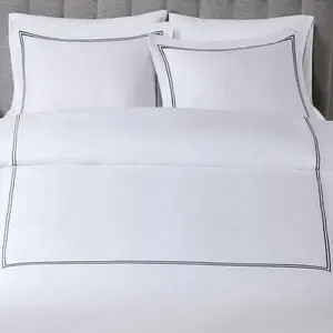 Luxury 500TC Cotton Embroidered Comforter Set 5PC