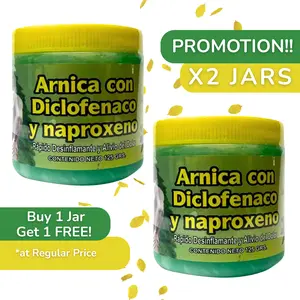 VIRAL Arnica Gel – Buy 1 Get 1 Free – Arnica Napro+Diclo – Herbal Muscle Massage & Recovery Gel – Soothing Natural Care – 4.23 oz