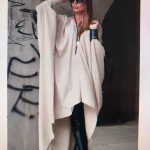 Beige powder long kaftan daywear dress prea