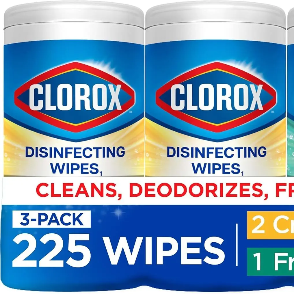 Clorox Disinfecting Wipes Back to School Variety Pack, 75 Count Each, Pack of 3 (Package May Vary)