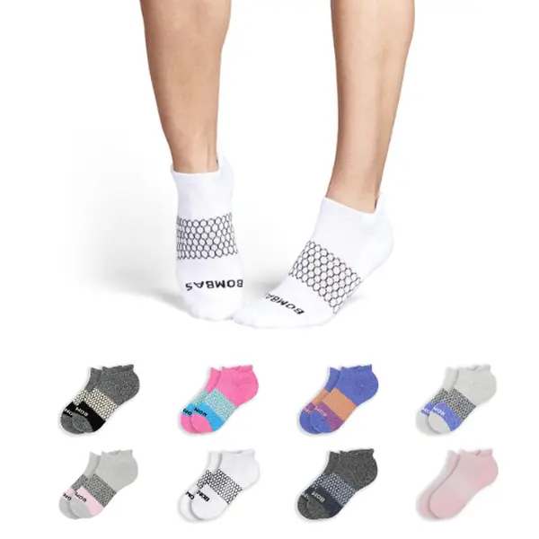 2,3,5 Pair Soft Cotton Ankle Socks, Lightweight Breathable Low Cut Socks, Stretch Comfort for Walking, Running, Gym & Everyday Use