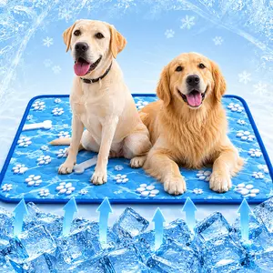 Universal Cooling Pad for Dogs and Cats, Large Dog Cooling Mat, Washable Summer Pet Cooler, Ideal for Beds, Kennels, Car Seats
