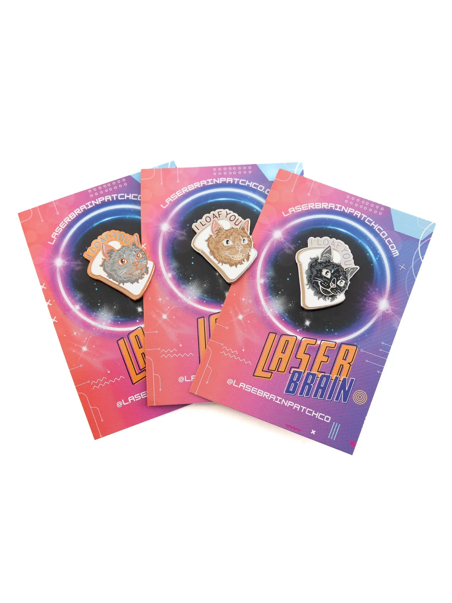 I Loaf You Cat Pin LASERBRAIN
