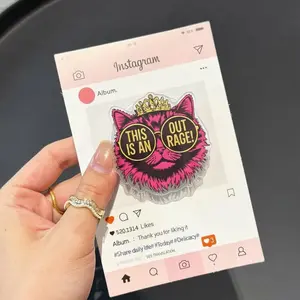 Princess Donut God Dammit Carl Phone Grip, Funny Dungeon Crawler Carl Magsafe Holder for Kindle, Aesthetic AI Voice Inspired eReader Kickstand, Sarcastic Gamer Gift