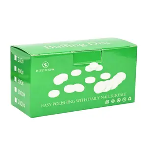 Self-adhesive, replaceable sandpaper pad for nail buffing discs and foot pedicure discs