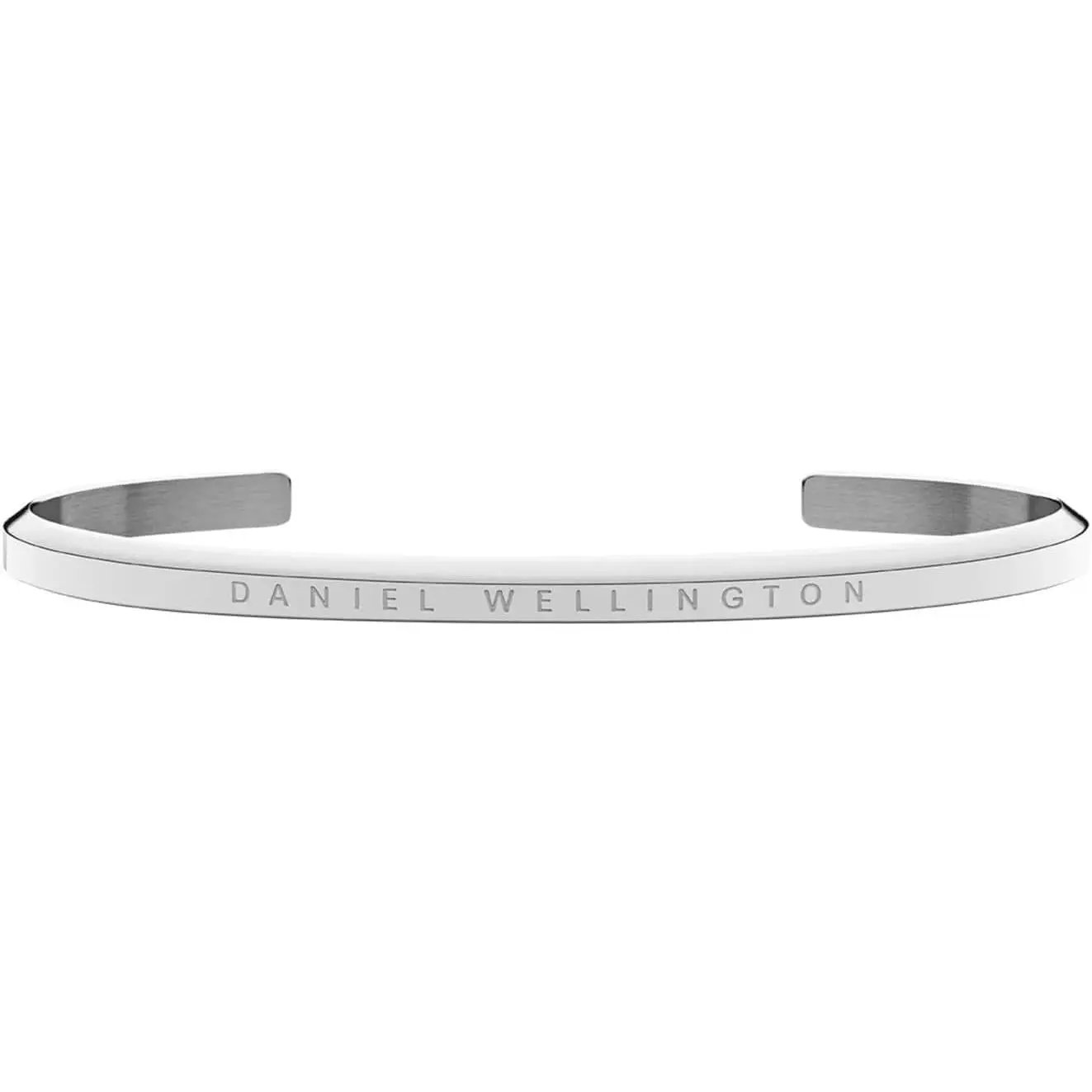 Daniel Wellington Classic Casual Minimalist Modern Unisex Adult Silver Bracelet for Adults, Model DW00400002, L, 7 Mm, Cuff Bracelet, Celebration Of Craftsmanship, Elegant