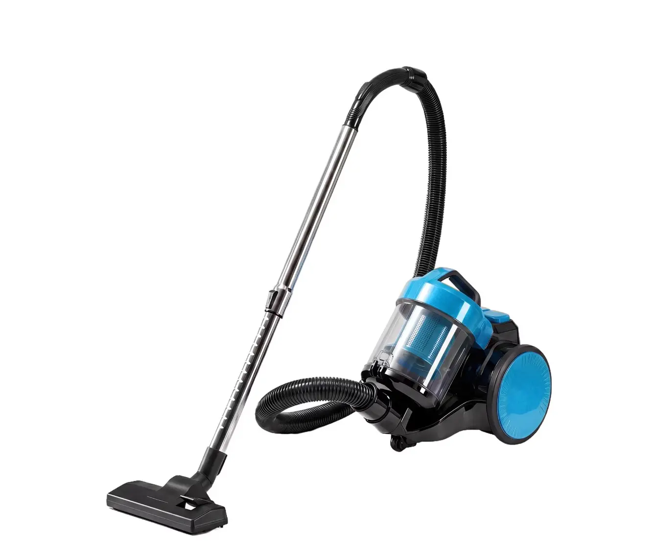 Canister Vacuum Cleaner, 1000W Bagless Vacuum Cleaners, 16Kpa Suction with 1.8L Dust Cup for Hard Floors, Carpet, Grey & Blue