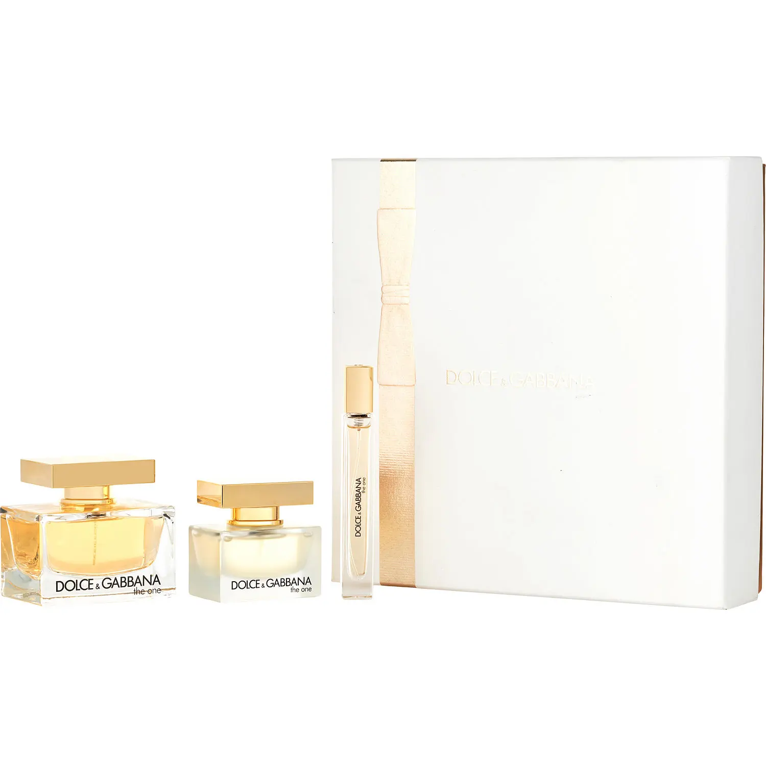 The One Set-Eau De Parfum Spray 2.5 Oz & Hair Mist 1 Oz & Eau De Parfum Travel Spray 0.33 Oz For Women