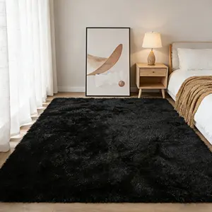 Ultra Soft Fluffy Shag Area Rugs, Non-Slip Plush Indoor Carpet for Living Room, Bedroom, Dorm, Aesthetic Home Decor