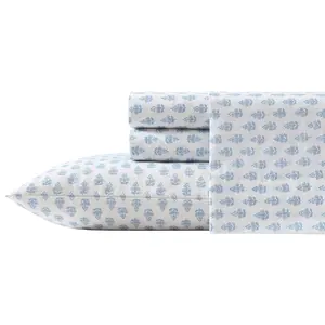 Laura Ashley Francesca Blue Full Sheet Set