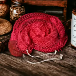 Authentic African  Exfoliating Net Sapo Shower Cleaning Skincare Accessories Bath Sponge Expandable