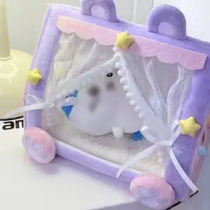 Cute Hamster Hideaway Bed, Soft Closed Polyester Pet Sleep House, Warm Comfortable Nest for Small Pets, Ideal for Cozy Rest