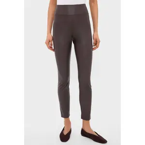 Brown Leather Leggings