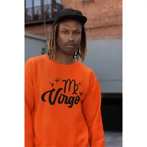 Virgo Zodiac Sweatshirt | Practical and Elegant Sweatshirt (Black)