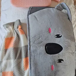 Hot Water Bag & Hand Warmer Set with Soft, Cute Waist Cover Belt - 3-Piece Winter Essential for Ultimate Warmth! Cover Thick