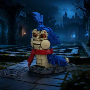 Magical Maze Worm Building Set Adorable Fantasy Creature Block Kit for Kids & Adults Creative Labyrinth Inspired Toy for Home Display Gift