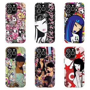 [Support Magnetic]T-T0kid0ki Girl Phone Case Y2K Harajuku Cartoon Protective Cover for iPhone 17Promax 16 15 14 13 12 11 and for Samsung S21-S26 Perfect Gift for Her Him